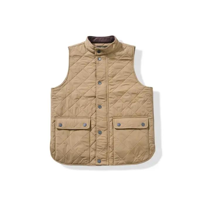 Nouveau gilet matelassé en velours côtelé épais et coton pour hommes pour l'automne et l'hiver