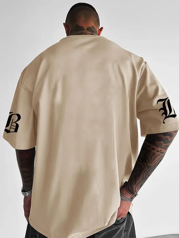 Le nouveau T-shirt pour hommes pour l'été 2025, est un décontracté, à la mode, sportif, respirant, d