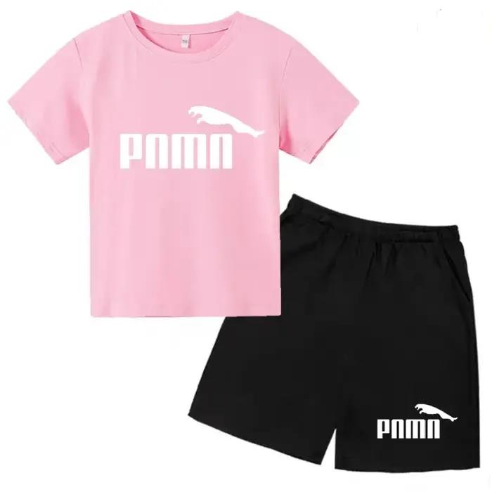 Vêtements esthétiques pour enfants de 3 à 12 ans, T-shirt imprimé avec des lettres, blouse à manches