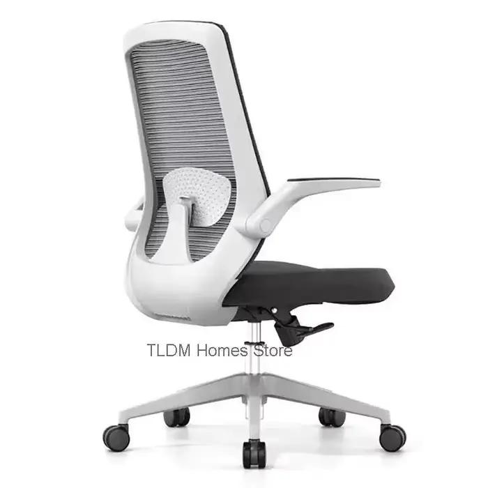 Chaise de bureau pivotante confortable, chaise d'ordinateur ergonomique, pour salon, bureau, Silla Escritorio, mobilier de bureau