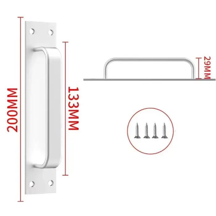 Poignée de porte en alliage d'aluminium pour fenêtre armoire balcon porte coulissante placard amélioration de l'habitat quincaillerie de meubles