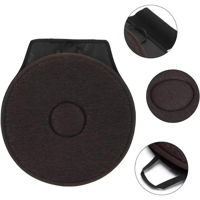 Coussin de siège de voiture pivotant disque 360 degrés chaise de voiture rotatif portable facile de transfert à la maison usage quotidien confort voyage cadeau pour personnes ayant des difficultés de mobilité