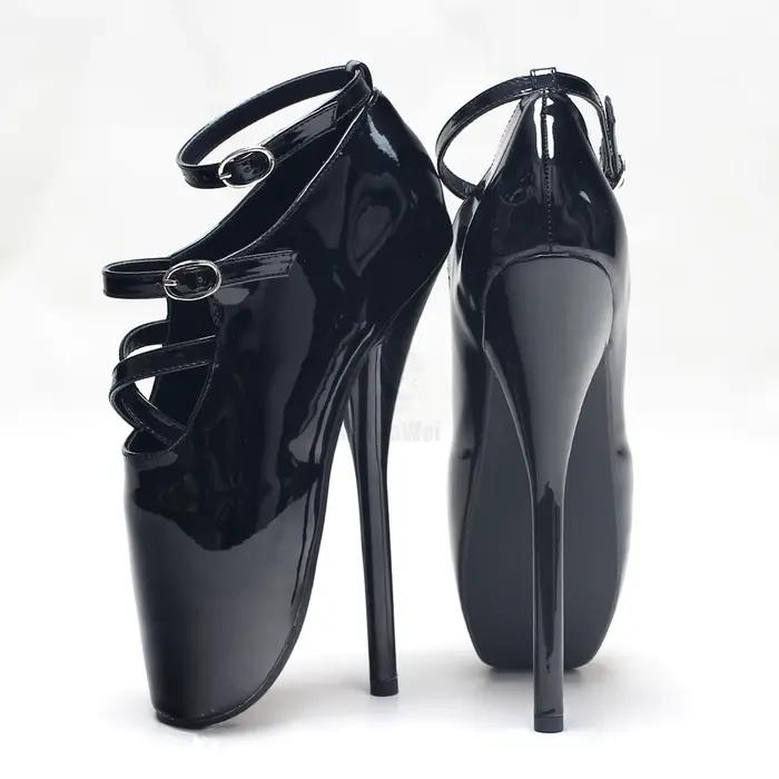 Chaussures de ballet à talons pointus de 7 pouces, escarpins à talons extrêmement hauts de 18cm