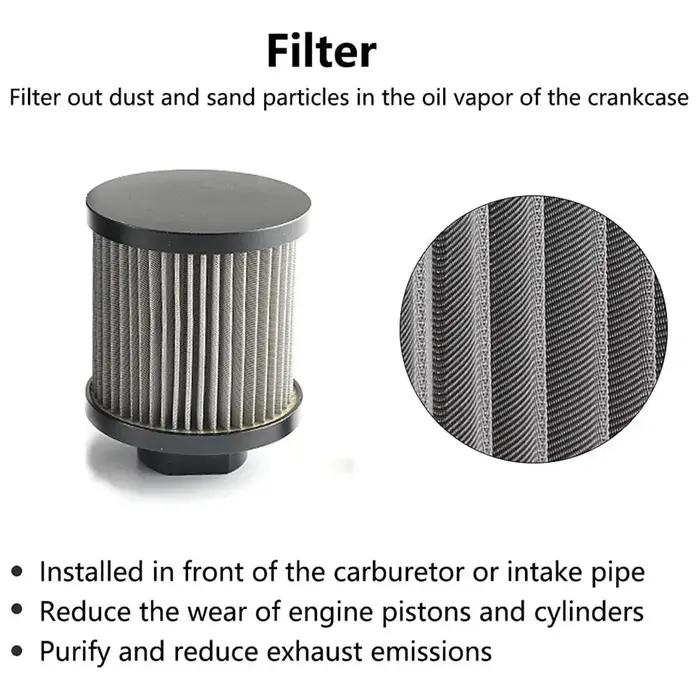 Réservoir universel de récupération d'huile en aluminium pour voiture, 1l/2l, déflecteur 10AN avec r