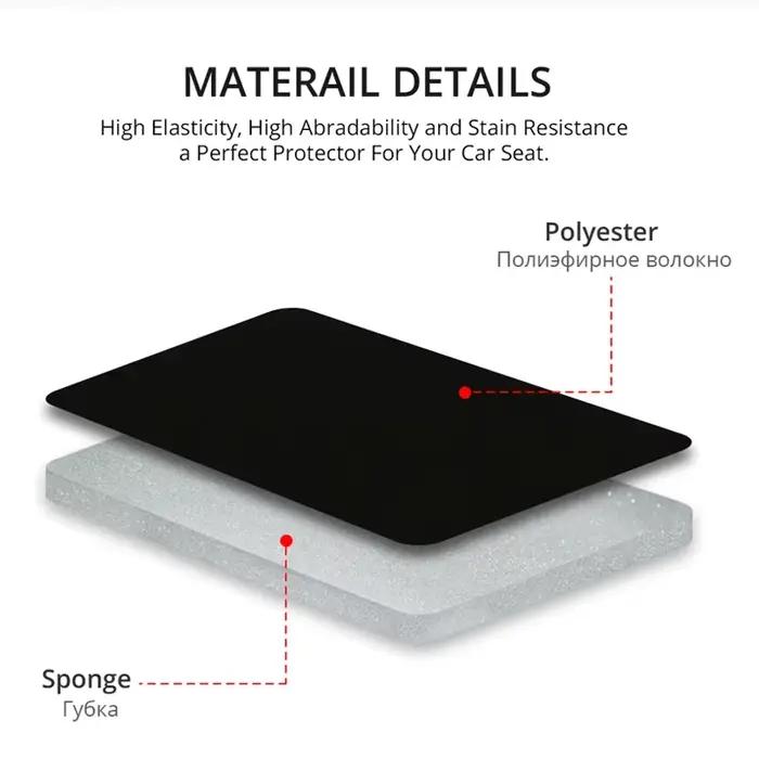 Ensemble de housses de siège de voiture en tissu résistant pour un confort et un style inégalés occasions spéciales cadeau voiture intérieur