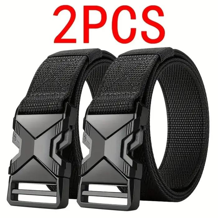 Ceinture de l'armée pour hommes, 2 pièces, chasse en plein air, tactique, alpinisme en plein air, mu