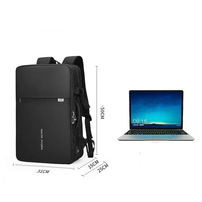 Mark Ryden-Sac à dos pour ordinateur portable 17 pouces pour homme, chargeur USB, multicouche, sac d