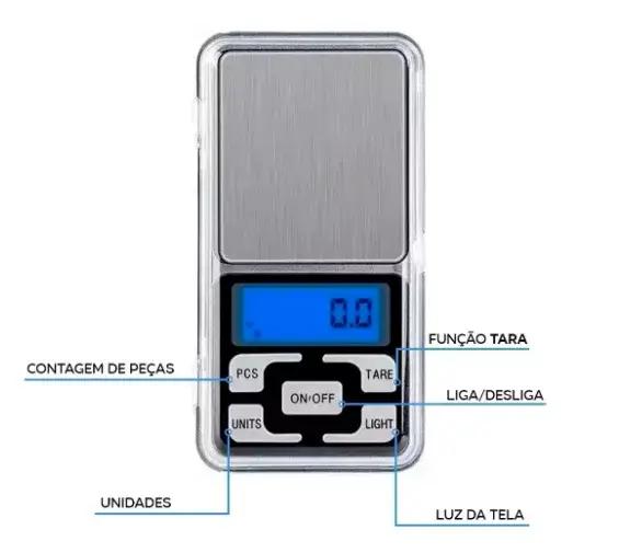 Mini balance portable de haute précision 0,1g A 500g numérique