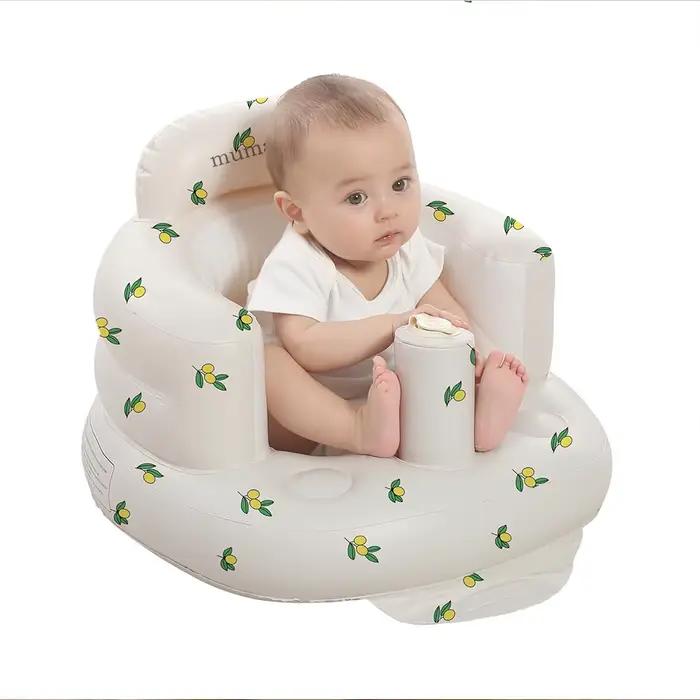 Baignoire Gonflable Multifonctionnelle Transformable en Siège Portable pour Bébé Support Arrière Facilité d'Utilisation Occasions Spéciales Joie et Détente pour Tous-Petits