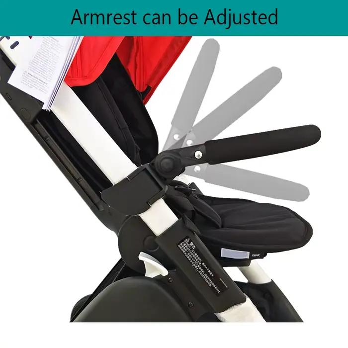 Accessoires de poussette pour bébé, pare-chocs d'accoudoir, planche repose-jambes pour pied de lit d