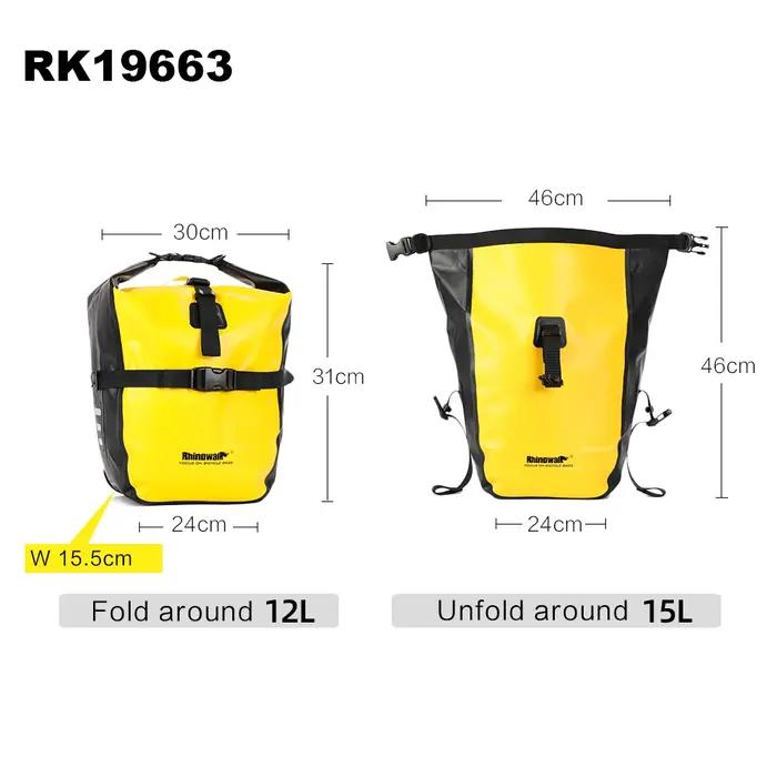 Bal inowalk-Ensemble de sacs de vélo pour voyage longue distance, sac de vélo étanche, sacoche de gu