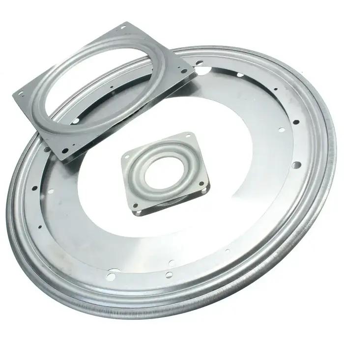 Plaque tournante rotative à roulement en métal lourd de 3 pouces, pour armoires d'angle, support TV,