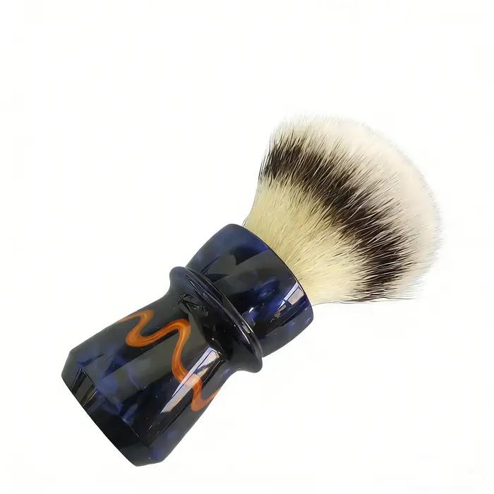 Pinceau à raser Dscosmetic EmberTwist CN6 en poils synthétiques et manche en résine pour homme