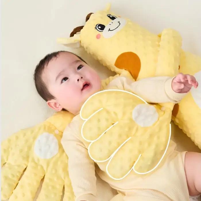 Poupée de tapotement pour bébé, avec télécommande apaisante, 3 oreillers électriques réglables pour