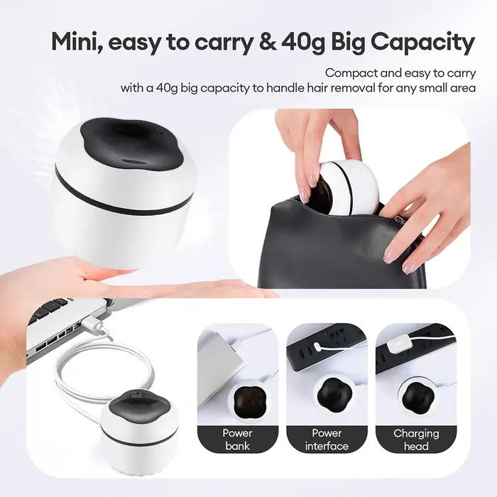 Mini Machine chauffante pour fusion de cire, USB, Pot chauffant pour faire fondre des haricots, pour