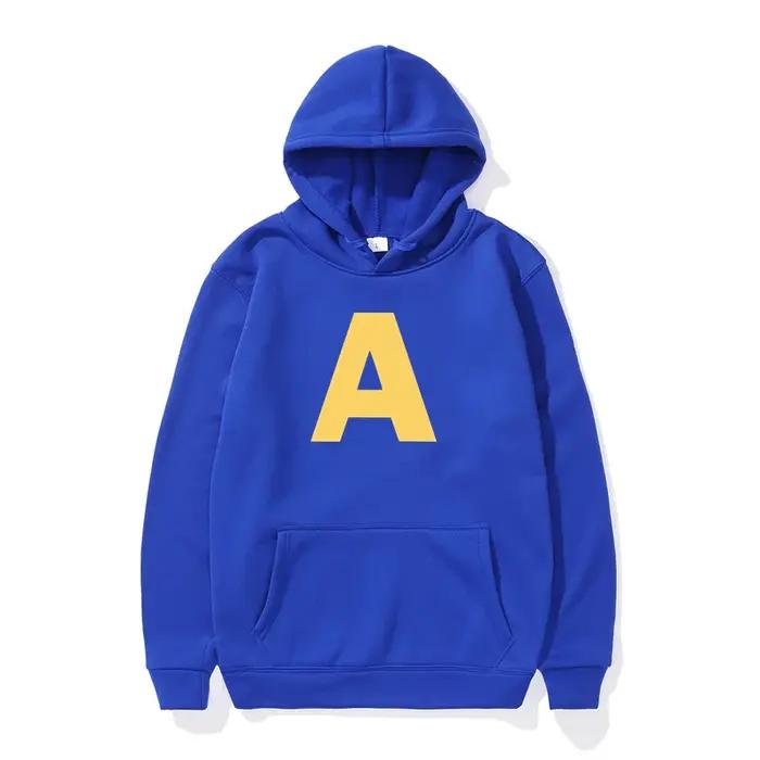 Alvin et les Chipmunks_ The Squeakquel's Pullover Femme Manfashion Sweat-shirt à épaules tombantes d
