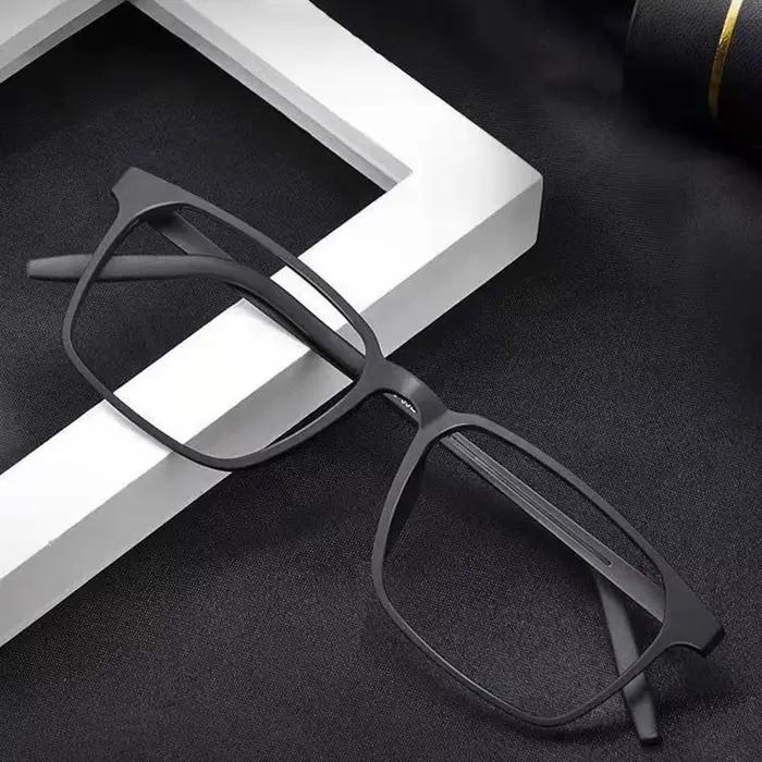 Lunettes de lecture anti-lumière bleue en titane pur pour hommes, lunettes de presbytie, dioptrie +