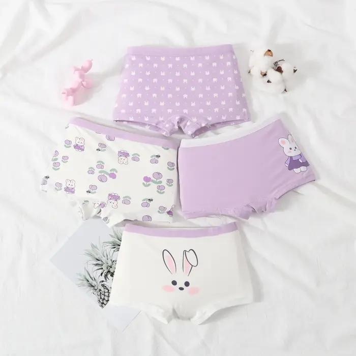 Nouveaux sous-vêtements pour enfants, sous-vêtements en coton, sous-vêtements pour filles, boxeurs p