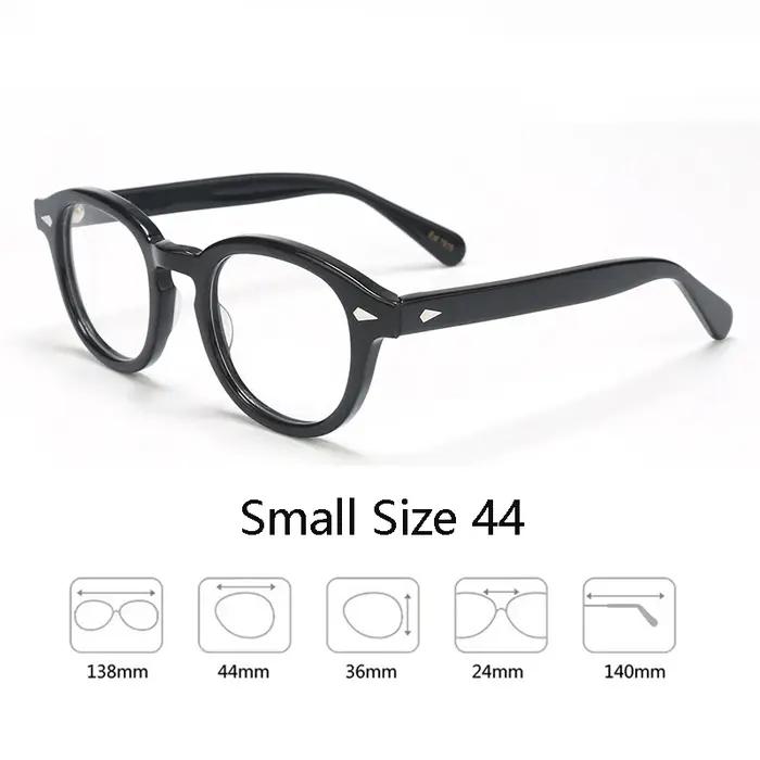 Monture de lunettes optiques pour homme et femme, style Lemtosh, lunettes Johnny Depp, monture en ac