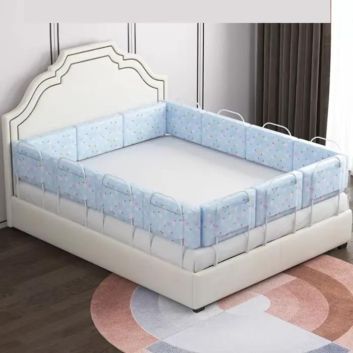 Barrière de lit pour nouveau-né pare-chocs de lit rail de traction garde-corps de sécurité réglable parc pour chambre d'enfant modèle R64 chambre d'enfant sécurité enfant jeu chambre sécurisée nouveau-né