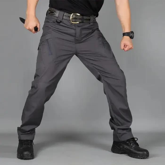 Pantalon tactique militaire Cargo pour hommes, imperméable, décontracté, résistant à l'usure, multi-