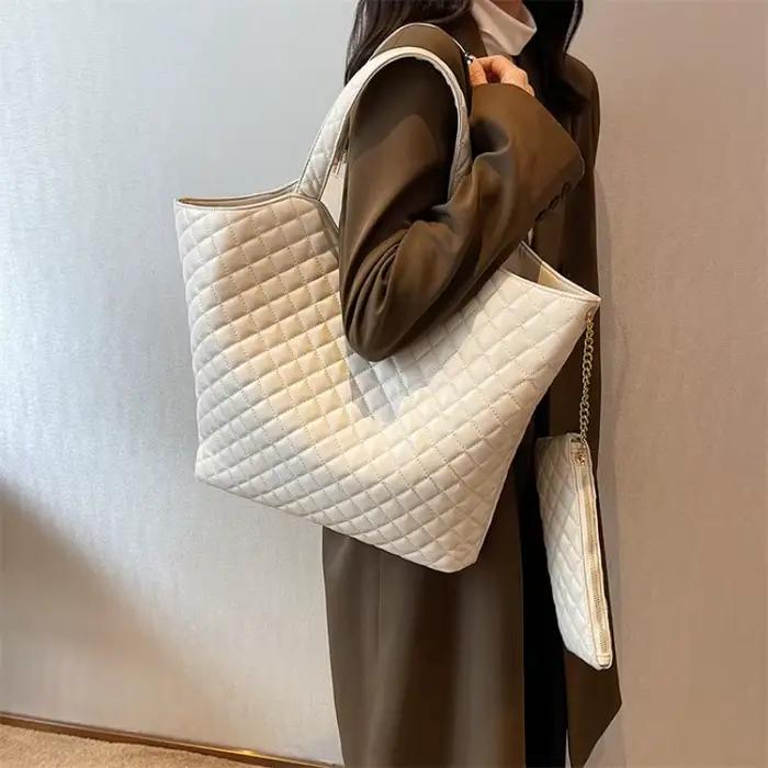 Sac à langer vintage élégant et tendance avec logo lettre, sac à bandoulière unique pour femme, sac