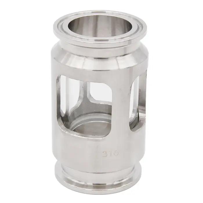 Verre de Visée Compact TC de 1.5 Pouces, 50.5mm, 1.35 Pouces, ID 3.5 Pouces, OAL, en Acier Inoxydabl