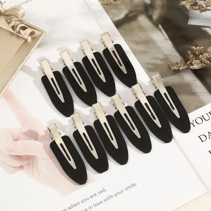 Molans 10 pièces/ensemble pinces à cheveux sans couture sans courbure frange latérale Barrette maqui