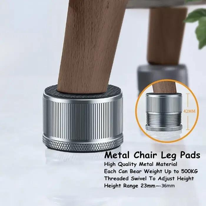 Eary 2/4 pièces meubles en métal jambe Booster Pad lit Riser hauteur réglable canapé pieds protecteu