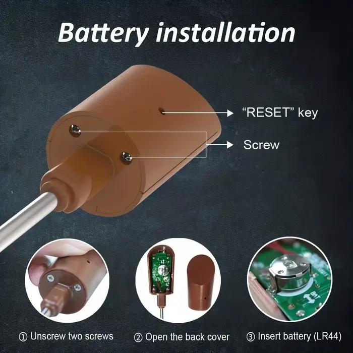 Spatule à bonbons numérique avec thermomètre - Outil de cuisine pour le chocolat, les gâteaux, la pâ