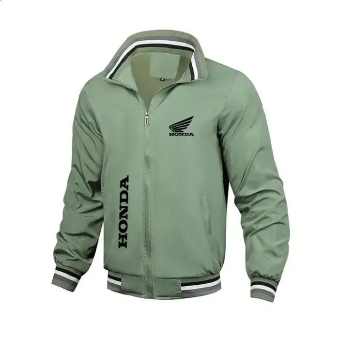 EsHonda moto Gold Wing GL1800 veste imprimée moto course équipe Bomber veste surdimensionné coupe-ve