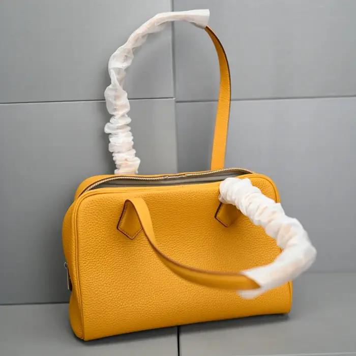 Sac à main en cuir véritable pour femme
