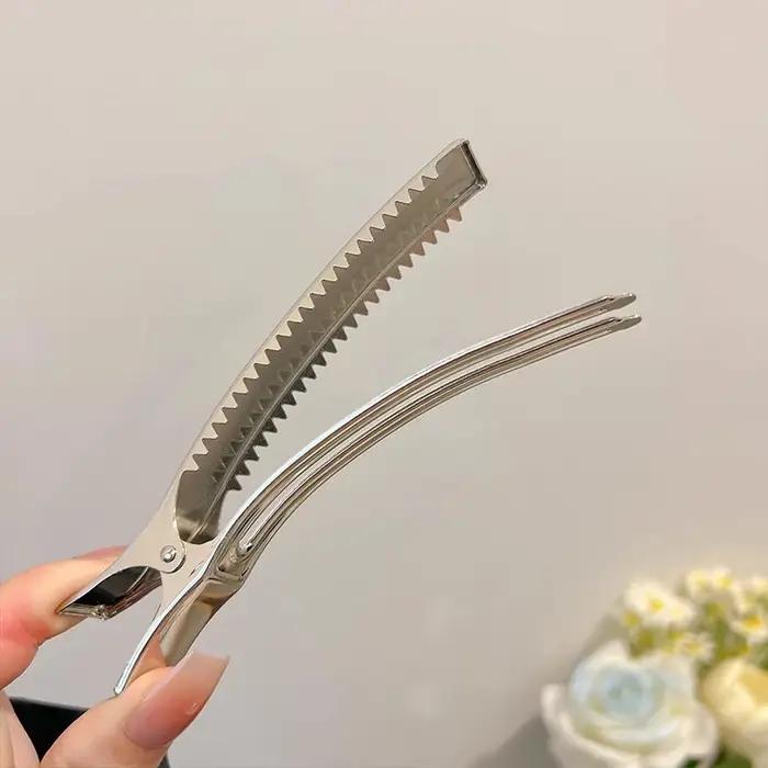 Pinces à cheveux coréennes élégantes pour femmes, barrettes pour filles, griffes en métal, épingle à