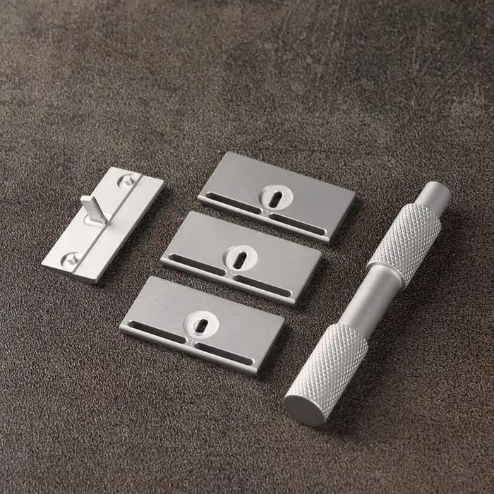 Rasoir de sécurité YAQI Aileron GEM Blade - Rasoir de rasage traditionnel avec 3 lames pour une coup