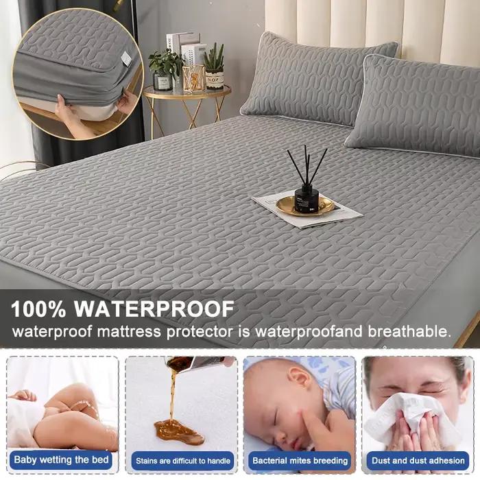 Housse de matelas épaisse et imperméable, tapis matelassé en Latex, couvre-lit, drap-housse de prote