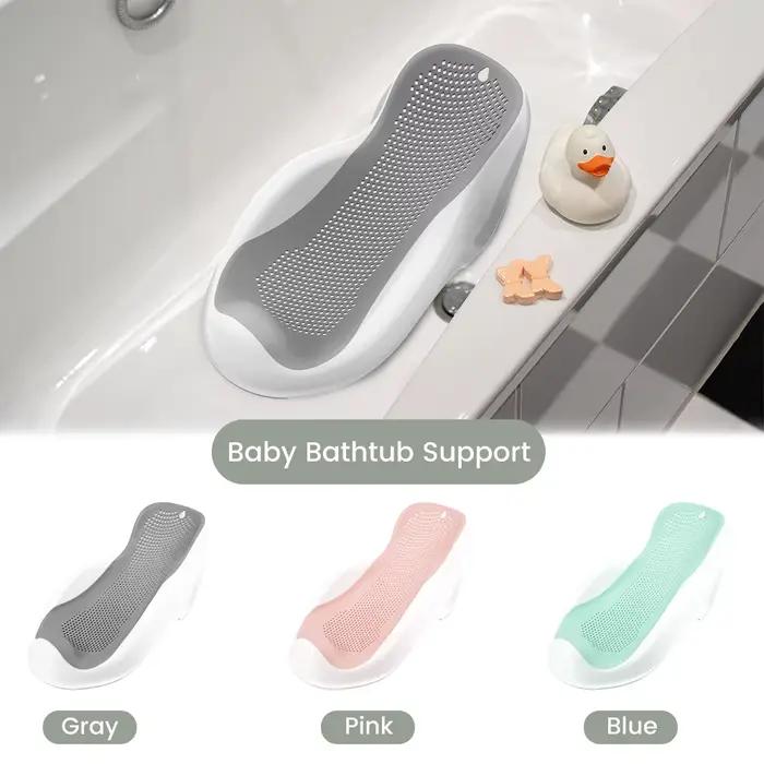 Support de bain doux pour bébés nouveau-nés ergonomique antidérapant pour bains confortables et sécurisés occasions spéciales
