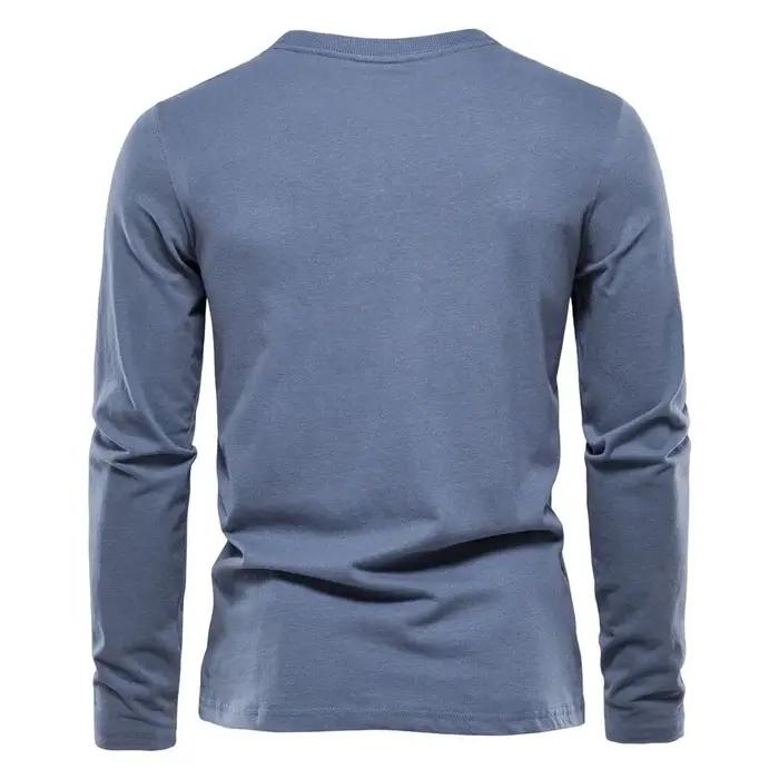 T-shirt à manches longues pour hommes, Économie décontractés pour hommes, Vêtements classiques pour
