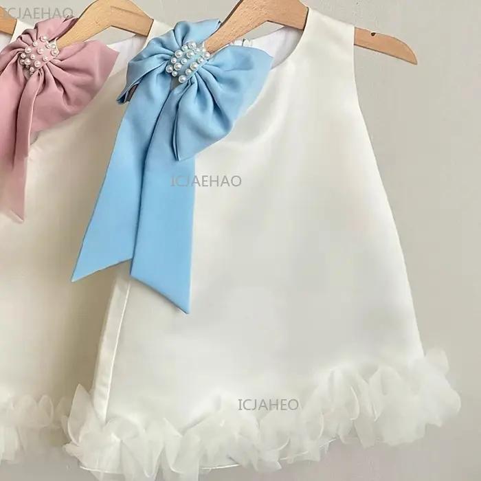 Nouvelle Robe de Princesse pour Filles, Jupe Évasée, Tenue de Cérémonie Mignonne et Élégante pour En