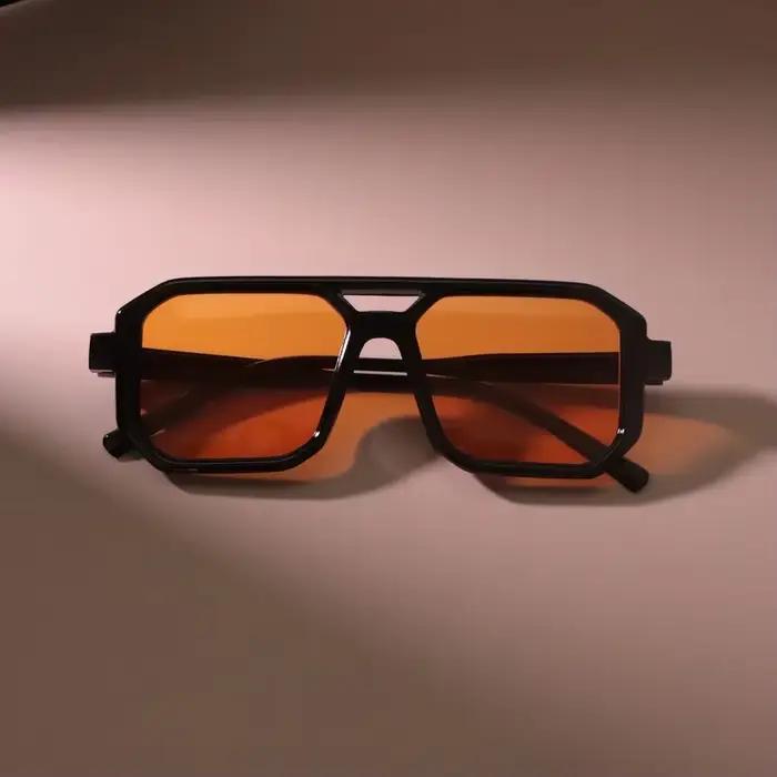 Lunettes de soleil carrées punk colorées pour femmes et hommes, lunettes de soleil pour femmes, rect