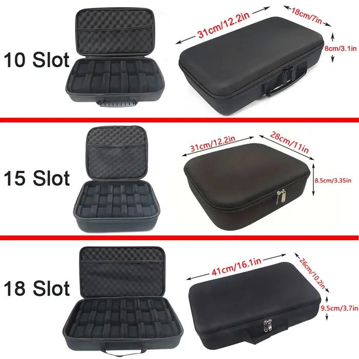 Boîte à montres portable en EVA, étui de rangement coloré pour montres, organisateur de sécurité en