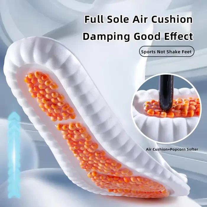 Semelles intérieures de Sport complètes pour les pieds, semelle à coussin d'air en PU, souples et re
