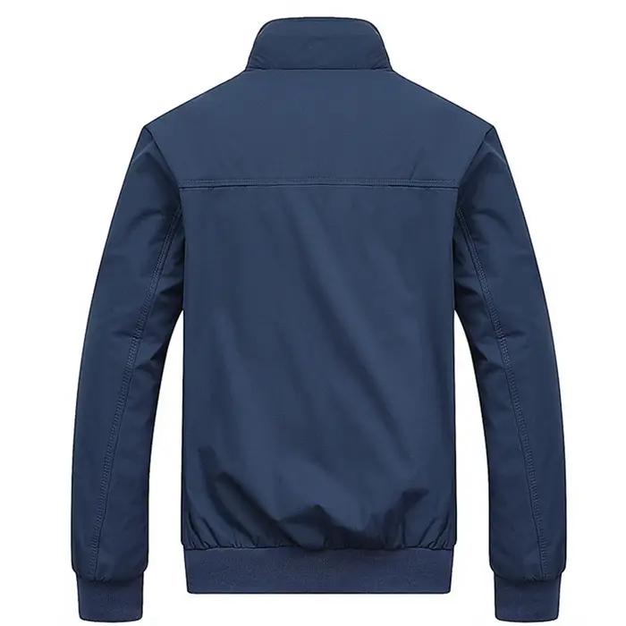 2025 printemps automne décontracté solide mode mince Bomber veste hommes pardessus nouveauté vestes