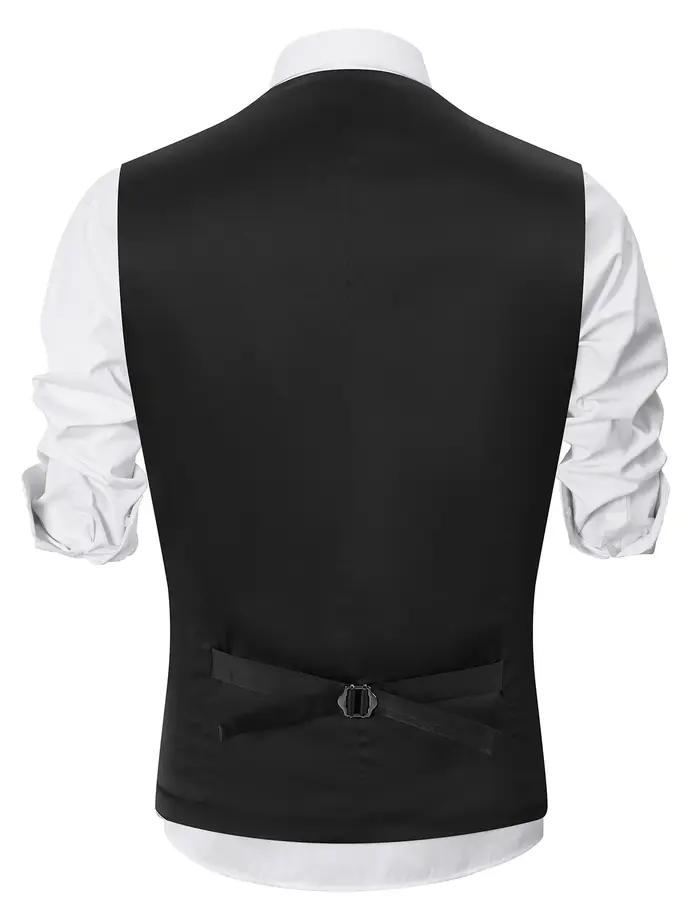 Gilet pour hommes, mariage, cérémonie d'église de pâques, gilet noir, Banquet, bureau, affaires, dîn
