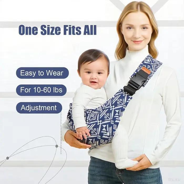 Porte-bébé écharpe légère antidérapant siège hanche transport 10-30lb confort parent enfant