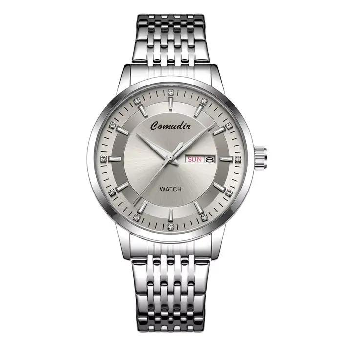 Montre pour hommes entièrement automatique et Non mécanique, évidée, étanche, tendance, brille dans