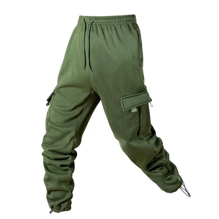 Viser de jogging multi-poches pour hommes, pantalons de survêtement longs, pantalons de fitness, pro