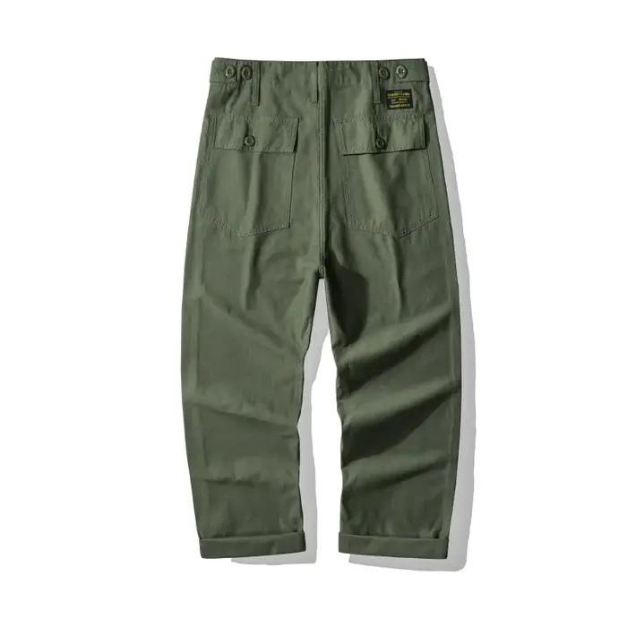 Pantalon American Vintage OG-107 pour homme, 100% coton, satiné lavé, poids lourd, pantalon de trava
