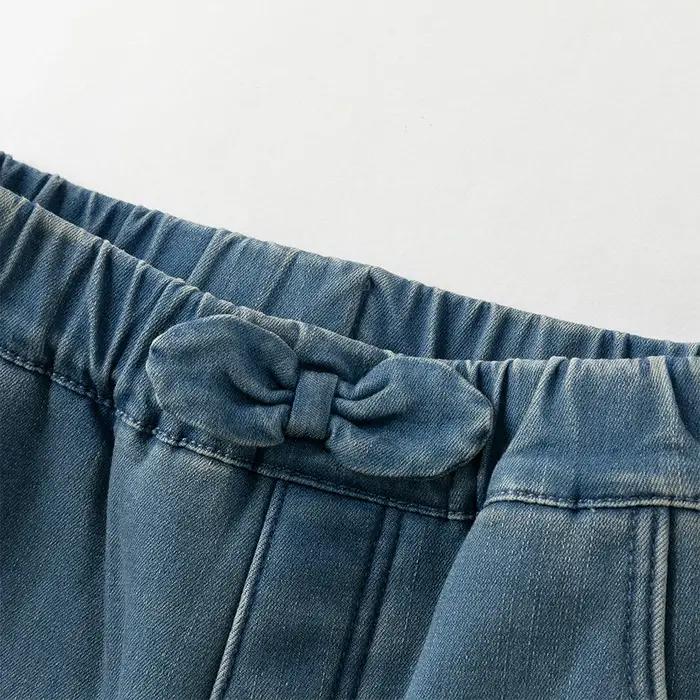 Dave Bella filles Bootcut velours Jean automne hiver enfants pantalons élastiques amples Jean fête e