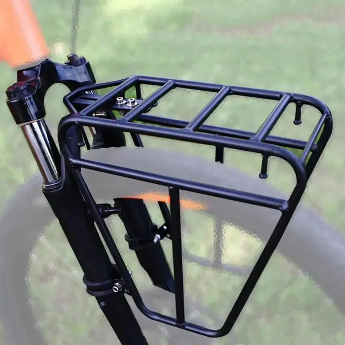 Porte-bagages avant pour vélo de montagne panier avant accessoire de cyclisme pour bagages pêche fitness sports activités de plein air famille amis