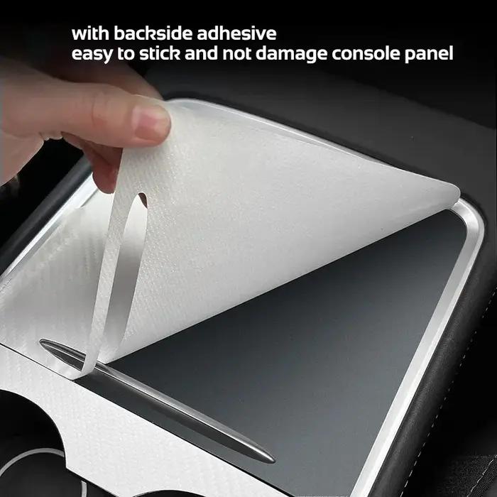 Film de protection autocollant en cuir PU pour Console centrale Tesla modèle 3 Y 2021 – 2026, pannea